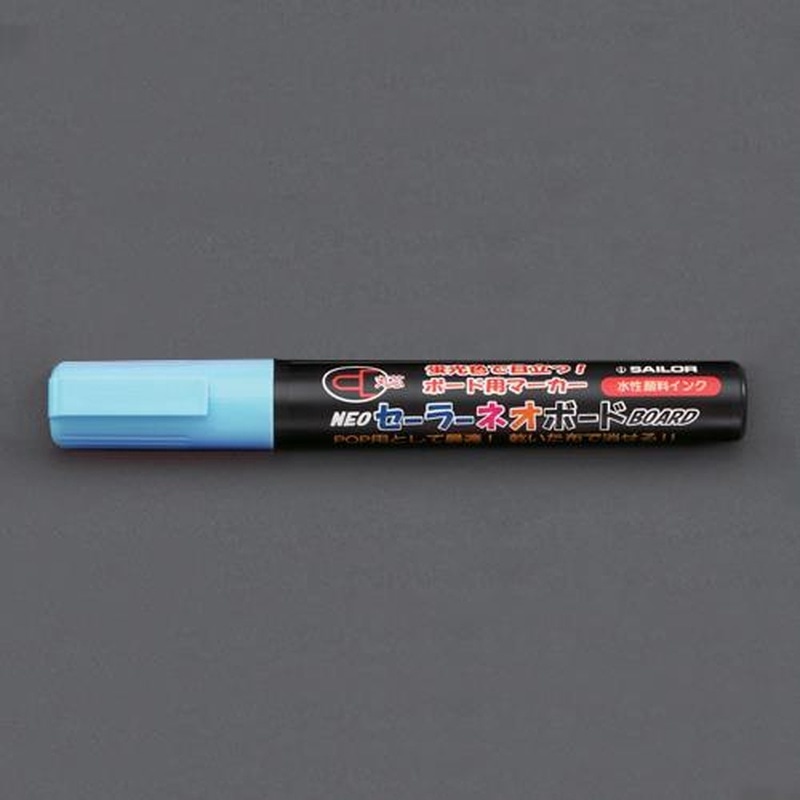 エスコ EA765MW-44[青/中字]水性ネオボードマーカー(5本) 1個（ご注文単位1個）【直送品】