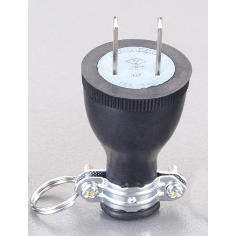 エスコ EA940BV-11 AC125V/15Aゴムプラグ 1個（ご注文単位1個）【直送品】