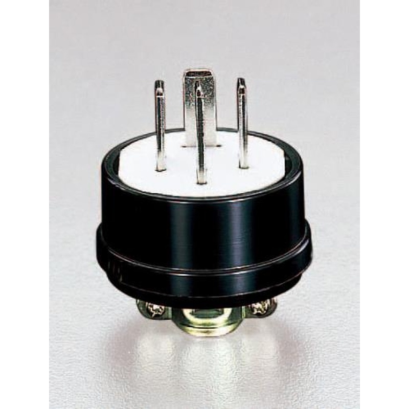 エスコ EA940BB-7 AC250V/15Aプラグ(接地3P) 1個（ご注文単位1個）【直送品】