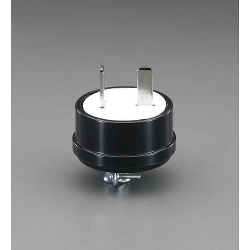 エスコ EA940BD-1 AC250V/15Aプラグ(2P) 1個（ご注文単位1個）【直送品】
