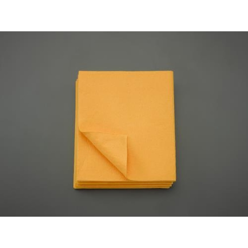 エスコ EA929DB-92 500x600mm万能クロス(オレンジ/4枚) 1個（ご注文単位1個）【直送品】