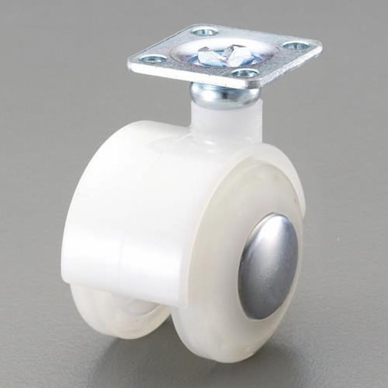 エスコ EA986TD-50 50mmキャスター(ツインホイール) 1個(ご注文単位1個)【直送品】