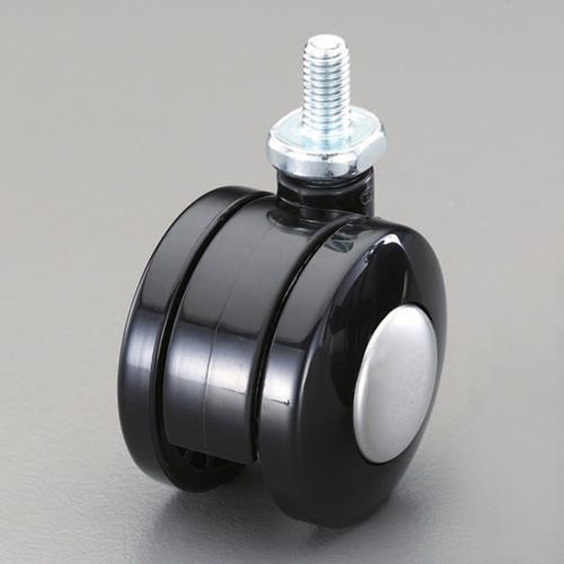 エスコ EA986TB-240 40mmキャスター(ツインホイール) 1個(ご注文単位1個)【直送品】