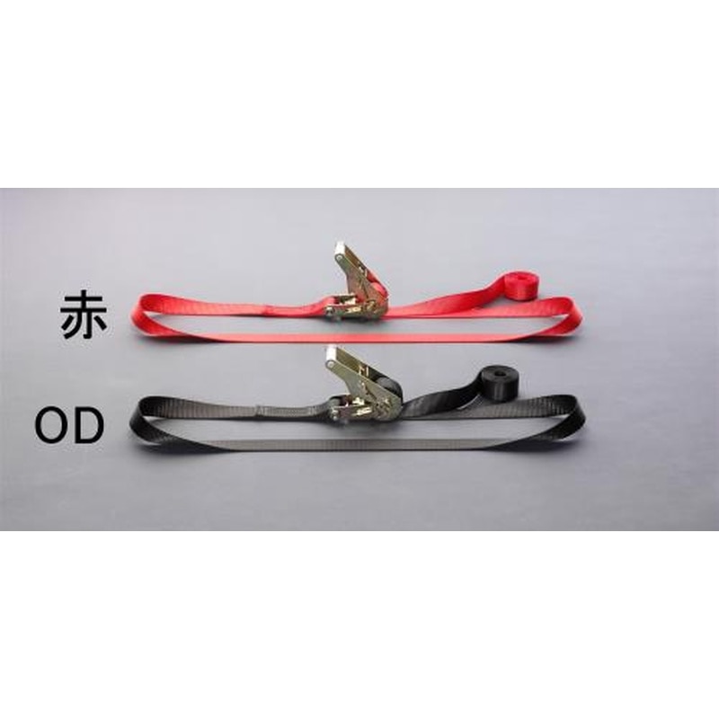 エスコ EA982B-25 50mmx8.0m/1650kgベルト荷締機(エンドレス/赤) 1個（ご注文単位1個）【直送品】