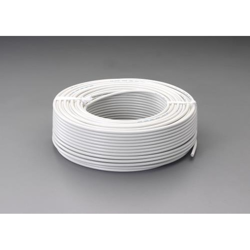 エスコ EA940AR-42 7.4mmx20m同軸ケーブル(75Ω/灰) 1個(ご注文単位1個)【直送品】