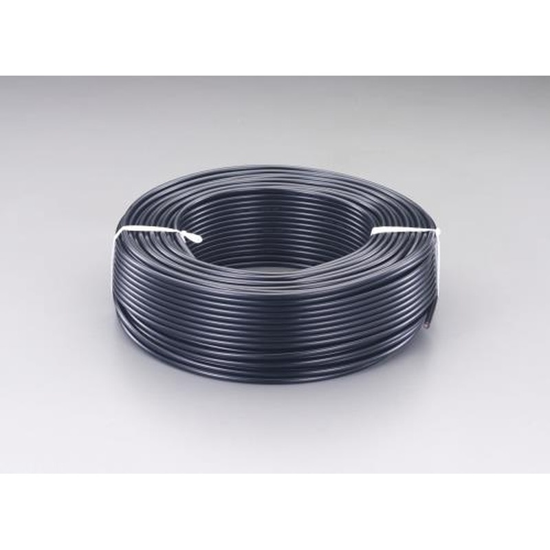 エスコ EA940AR-12 7.4mmx20m同軸ケーブル(75Ω/黒) 1個(ご注文単位1個)【直送品】