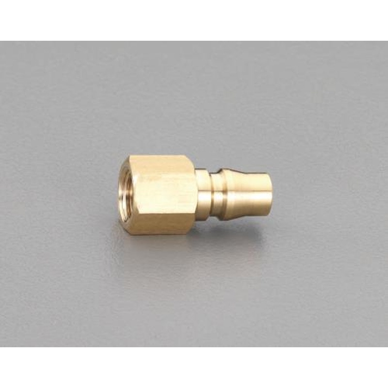 エスコ EA140DC-214 Rc1/2”雌ねじプラグ(20型/真鍮) 1個（ご注文単位1個）【直送品】