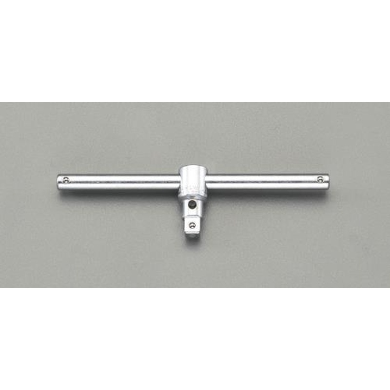 エスコ EA617YR-11 3/8”DR/165mmT型スライドハンドル(ロッキング機能) 1個（ご注文単位1個）【直送品】