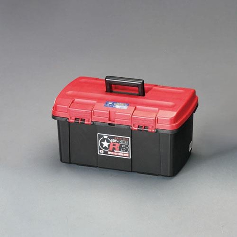 エスコ EA505KA-460 460x265x233mm工具箱(中皿付) 1個(ご注文単位1個)【直送品】