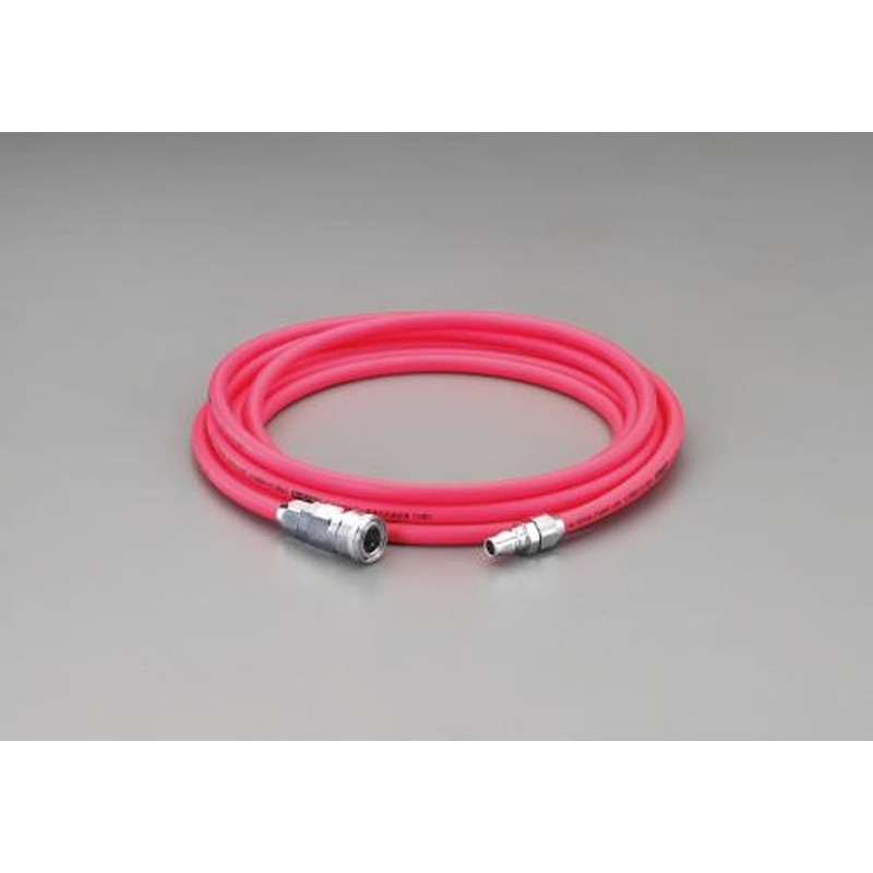 エスコ EA125EE-5 8.5/12.5mmx5mエアーホース(カプラー付・PVC) 1個（ご注文単位1個）【直送品】