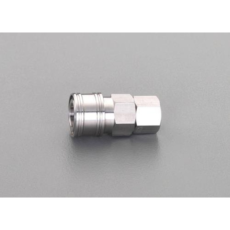 エスコ EA140DJ-114 Rc1/2”雌ねじソケット(20型/ステンレス) 1個（ご注文単位1個）【直送品】