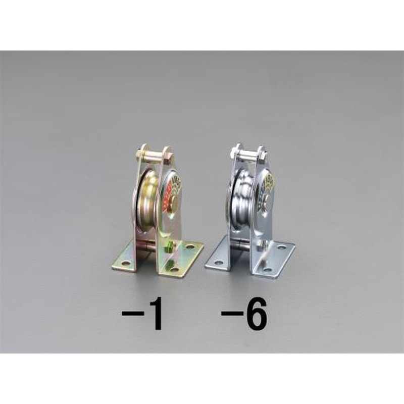 エスコ EA987HS-1 50mm/125kg縦型固定滑車(1車/メタル) 1個（ご注文単位1個）【直送品】