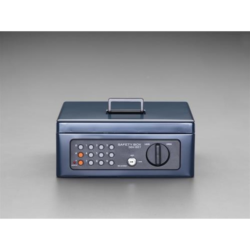 エスコ EA961KA-42 315x225x135mm手提げ金庫 1個（ご注文単位1個）【直送品】