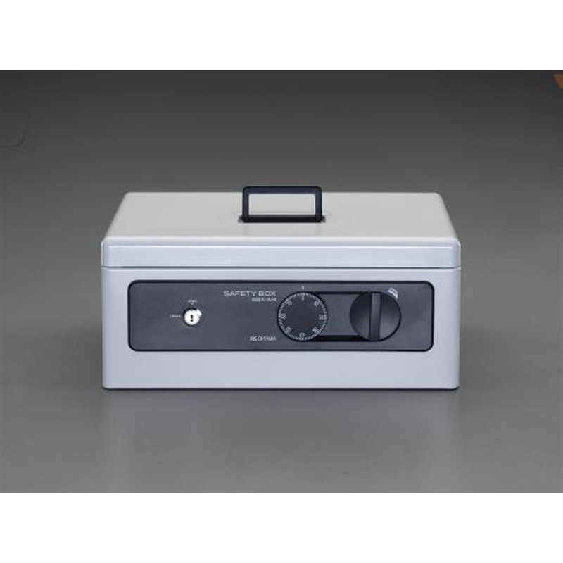 エスコ EA961KA-43 360x255x155mm手提げ金庫 1個（ご注文単位1個）【直送品】