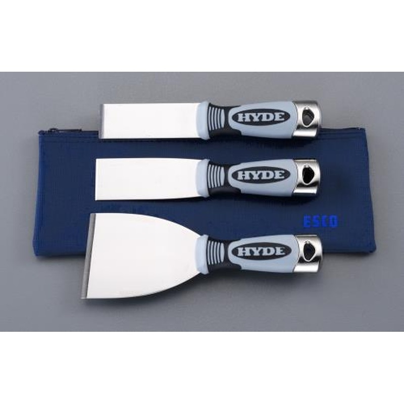 エスコ EA579BE 3本組スクレーパーセット(ステンレス製) 1個(ご注文単位1個)【直送品】