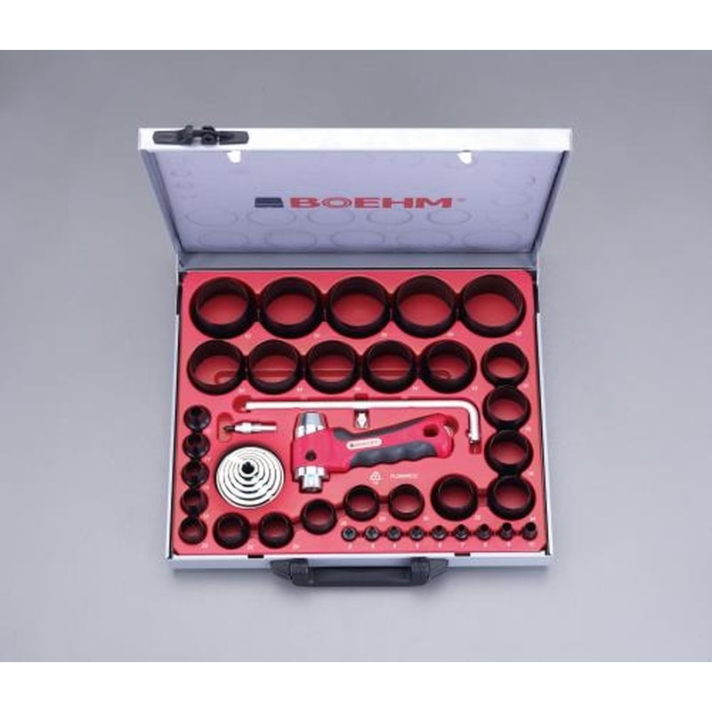 エスコ EA576F-60 2-60mm革ポンチキット(34個＋420mmカッター付) 1個（ご注文単位1個）【直送品】