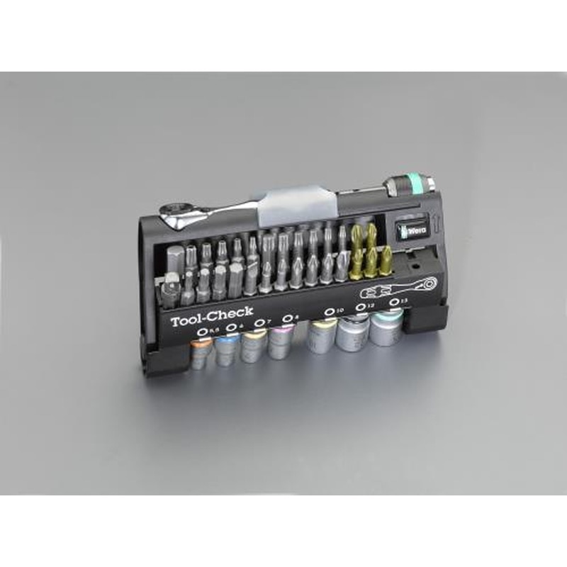 エスコ EA562WB[＋-HexPoziTorxSocket]セット(ラチェット・H付) 1個（ご注文単位1個）【直送品】