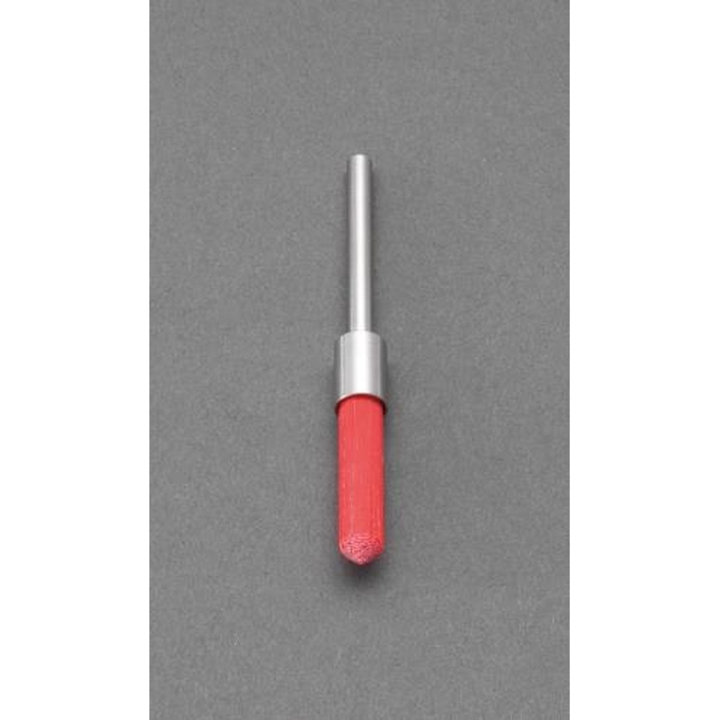 エスコ EA819AJ-140 6.0mm/3mm軸付ブラシ(ファイバー/アルミナ) 1個（ご注文単位1個）【直送品】