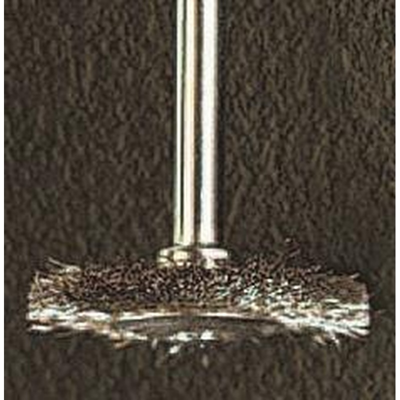 エスコ EA819AJ-14 19mm/3.0mm軸平型軸付ブラシ(ステンレス製) 1個(ご注文単位1個)【直送品】