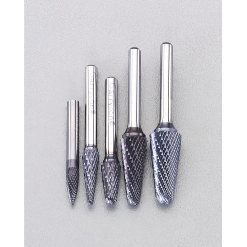 エスコ EA819V-4 5本組［TiAlNコート]超硬バー(6mm軸) 1個（ご注文単位1個）【直送品】