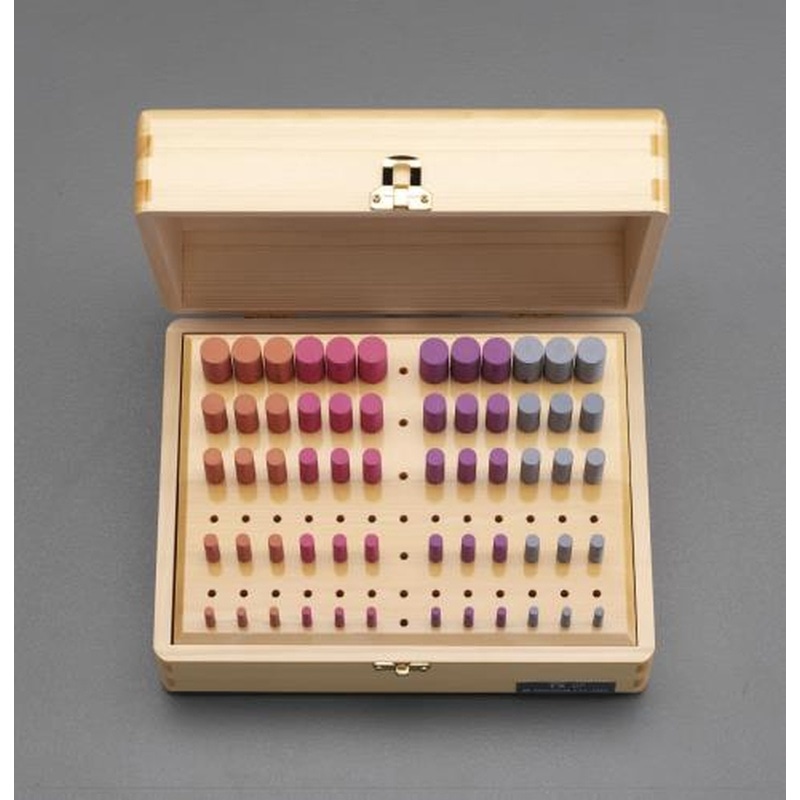 エスコ EA819-230 60本組軸付ゴム砥石セット(3mm軸) 1個（ご注文単位1個）【直送品】