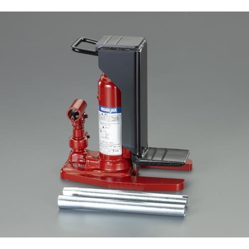 エスコ EA993LW-1 1.0ton/12-117mm爪付ジャッキ(長爪) 1個（ご注文単位1個）【直送品】