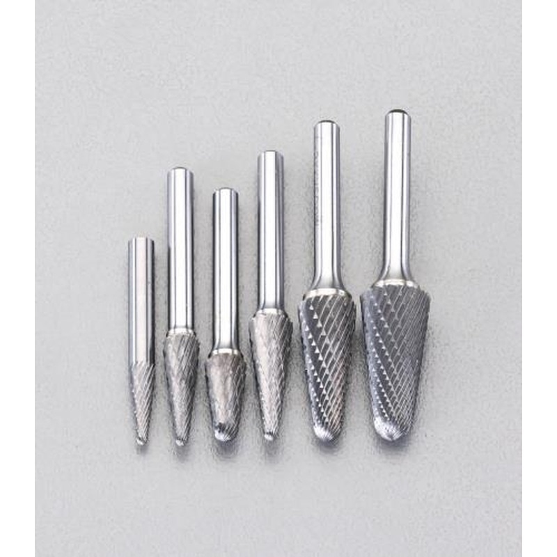 エスコ EA819J-8 6本組超硬カッター(6mm軸) 1個（ご注文単位1個）【直送品】