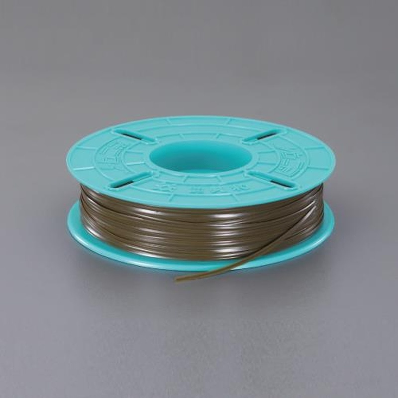 エスコ EA475VA-6 4.0mmx600mビニタイ(PVC製/OD色) 1個(ご注文単位1個)【直送品】