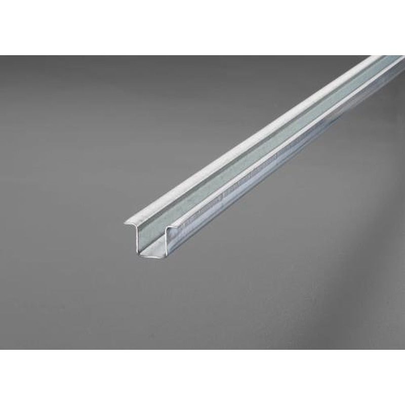 エスコ EA970A-13 25x25mm/1.82m(3号)ガイドレール(スチール製) 1個（ご注文単位1個）【直送品】