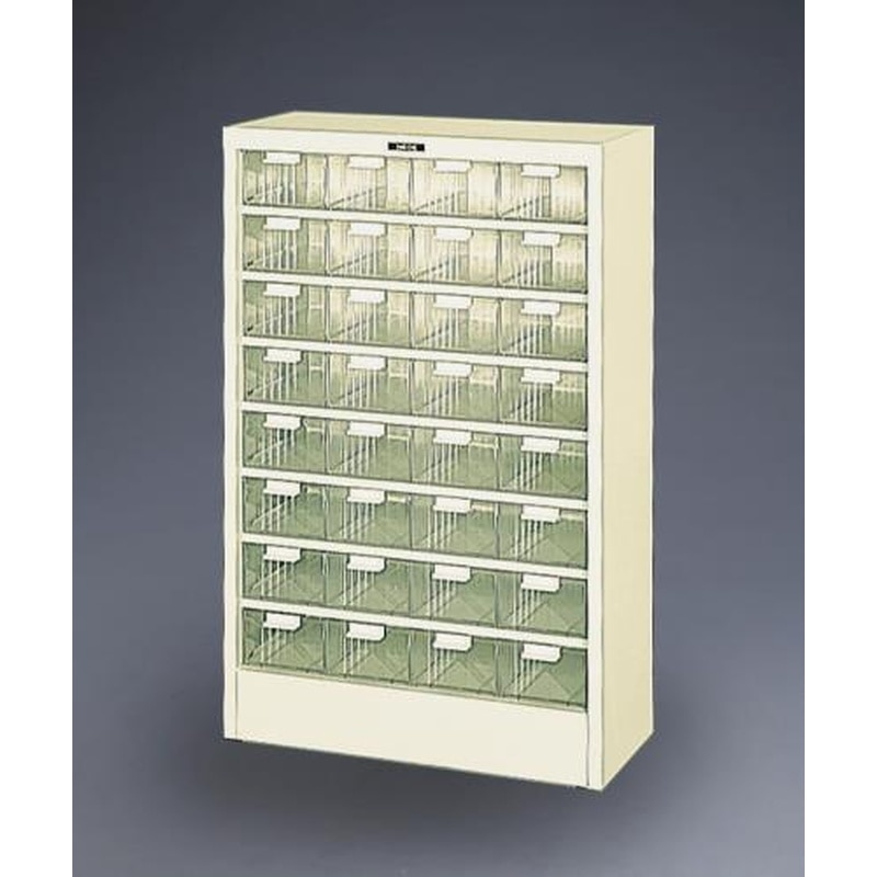 エスコ EA957HC-32 570x255x880mm/4列8段パーツキャビネット 1個（ご注文単位1個）【直送品】