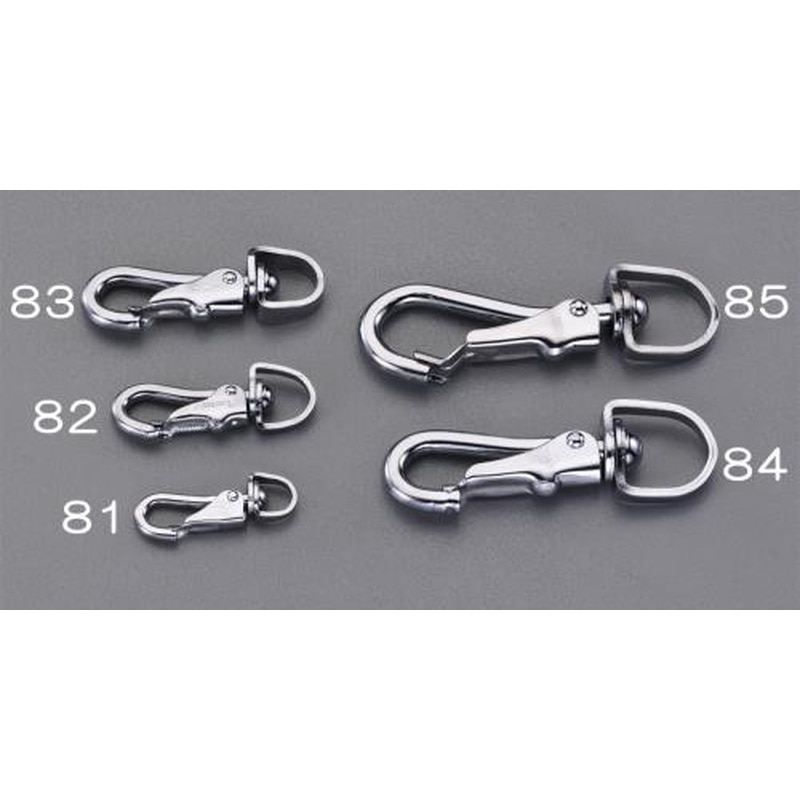 エスコ EA638AF-84 104mmスイベルスナップ 1個（ご注文単位1個）【直送品】