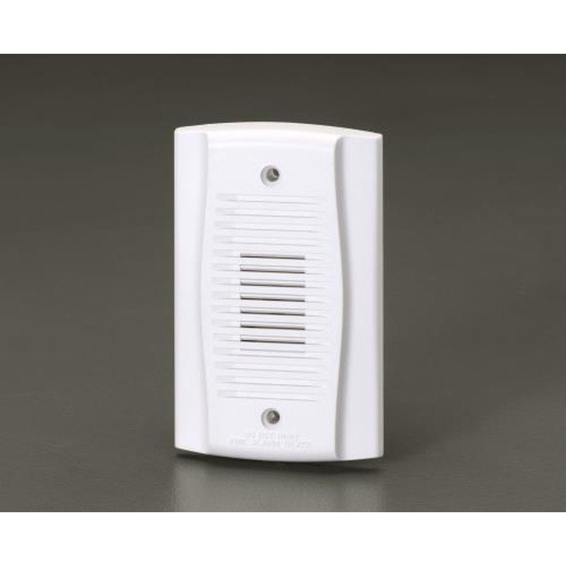 エスコ EA864EF-22 DC12/24V小型電子サイレン(ホワイト) 1個(ご注文単位1個)【直送品】