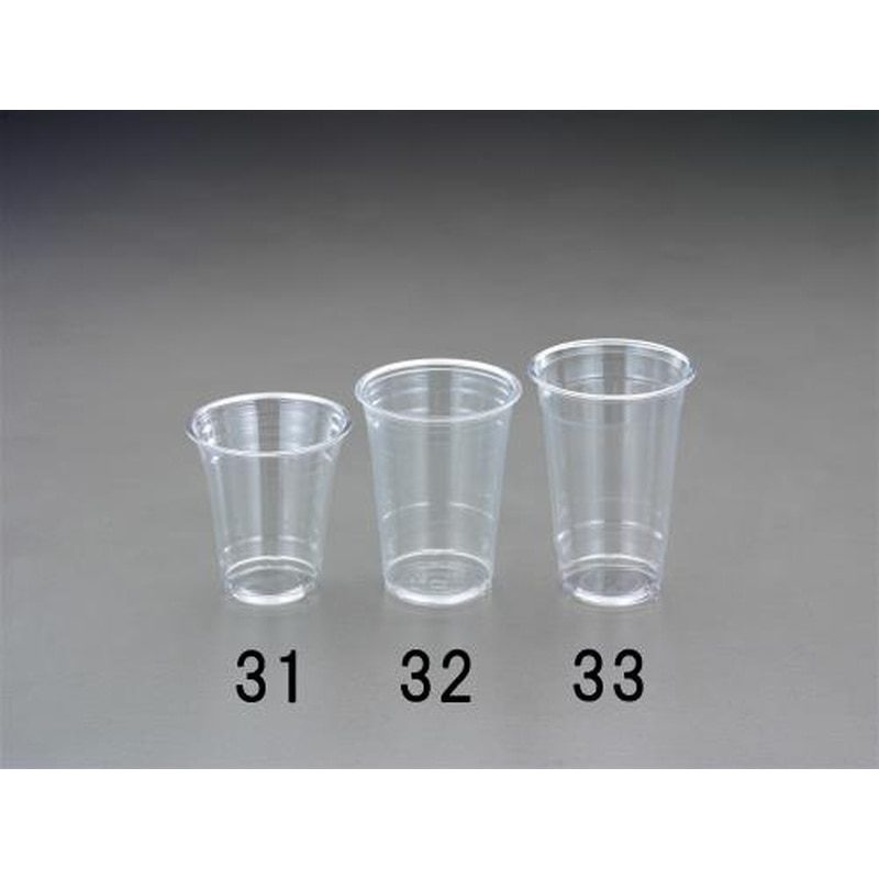 エスコ EA508AZ-31 φ98x100mm/400mlコップ(プラスティック/100個) 1個（ご注文単位1個）【直送品】