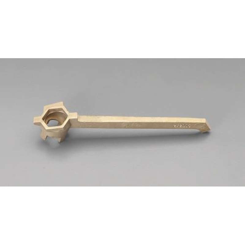 エスコ EA991JM-11 310mmドラム缶レンチ(ノンスパーク/真鍮製) 1個（ご注文単位1個）【直送品】