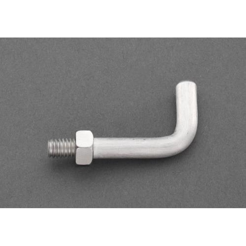 エスコ EA951DN-6 M6x42mmねじ付L型フック(ステンレス製) 1個（ご注文単位1個）【直送品】