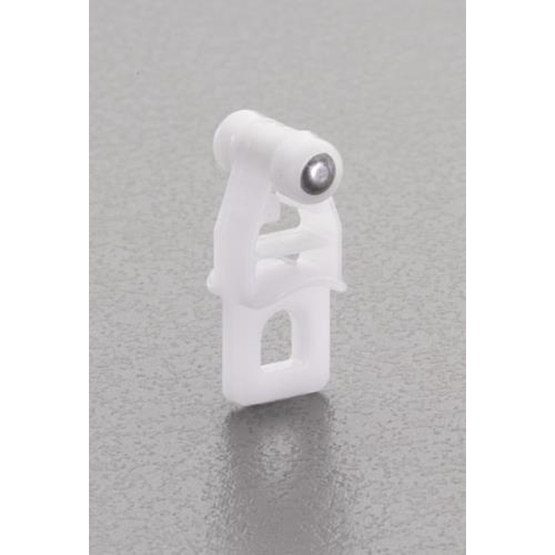 エスコ EA970KC-1 ランナー・カーテンレール用(10個) 1個（ご注文単位1個）【直送品】