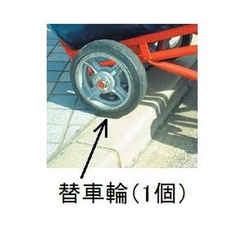 エスコ EA520WB-103 250mm車輪(EA520WB-3，-4，-5用) 1個（ご注文単位1個）【直送品】