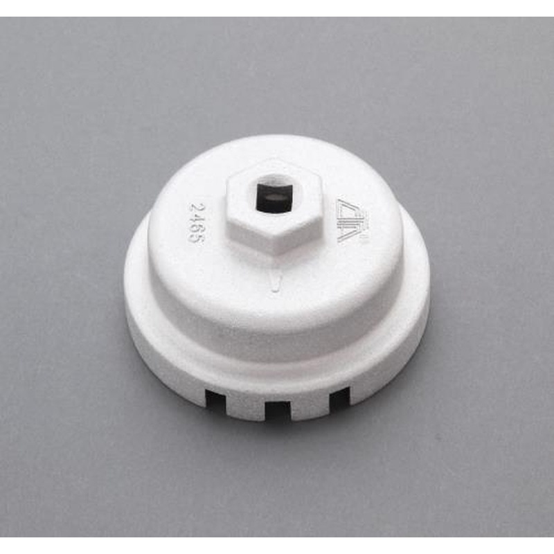 エスコ EA604AK-21 3/8”DR/64mmオイルフィルターレンチ 1個(ご注文単位1個)【直送品】