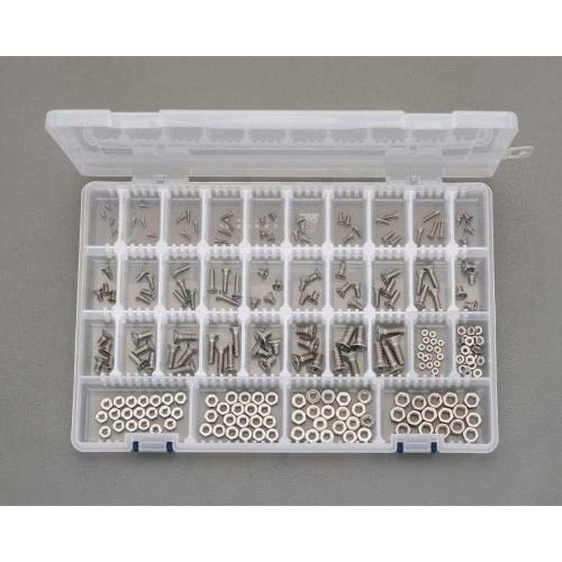 エスコ EA949NB UNCNo2-1/4皿小ねじ・ナットセット(ステンレス製) 1個（ご注文単位1個）【直送品】