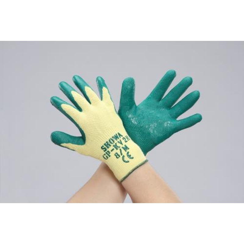 エスコ EA354GJ-26[M]手袋(耐切創/ケブラー・ポリエステル・ニトリルコート) 1個（ご注文単位1個）【直送品】