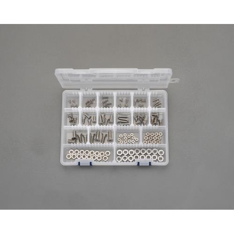 エスコ EA949NB-50 UNFNo4-1/4皿小ねじ・ナットセット(ステンレス製) 1個（ご注文単位1個）【直送品】