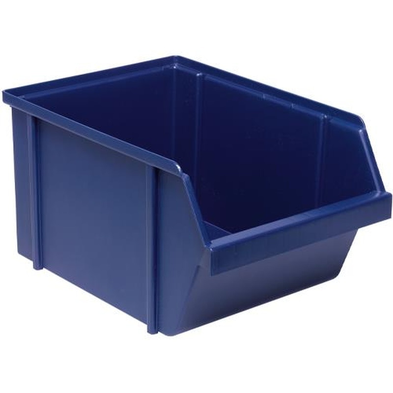 エスコ EA661CA-18 256x365x200mmパーツトレー(重ね置型/青) 1個(ご注文単位1個)【直送品】