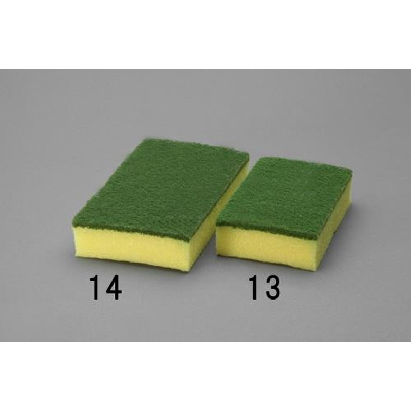 エスコ EA928AS-13 75x115mm業務用スポンジ(中目) 1個（ご注文単位1個）【直送品】