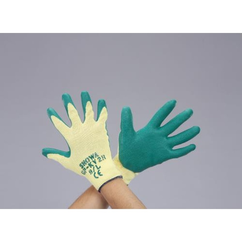 エスコ EA354GJ-27[L]手袋(耐切創/ケブラー・ポリエステル・ニトリルコート) 1個（ご注文単位1個）【直送品】