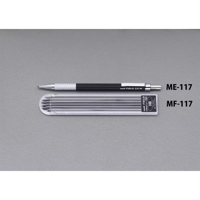 エスコ EA765MF-117 2.0mm［HB]シャープペンシル替芯(6本) 1個（ご注文単位1個）【直送品】