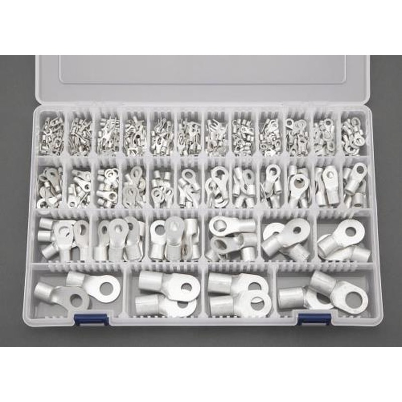 エスコ EA538LG-1 裸圧着端子セット 1個（ご注文単位1個）【直送品】