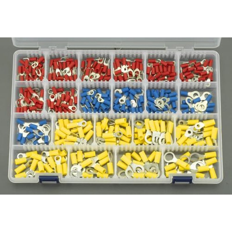 エスコ EA538LG-11 絶縁圧着端子セット 1個(ご注文単位1個)【直送品】