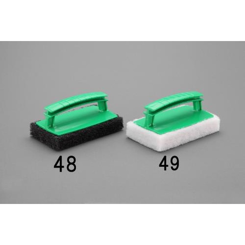 エスコ EA928AS-48 95x150mmハンドル付たわし(黒) 1個（ご注文単位1個）【直送品】