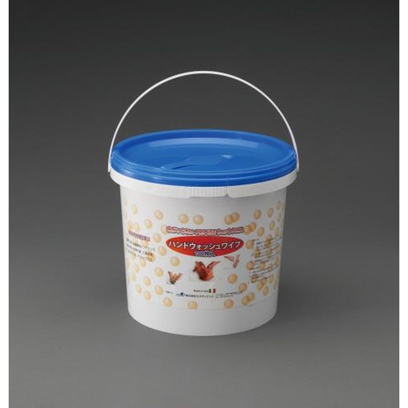 エスコ EA922HA-11 260x270mmウェットタオル(洗剤付/100枚) 1個（ご注文単位1個）【直送品】