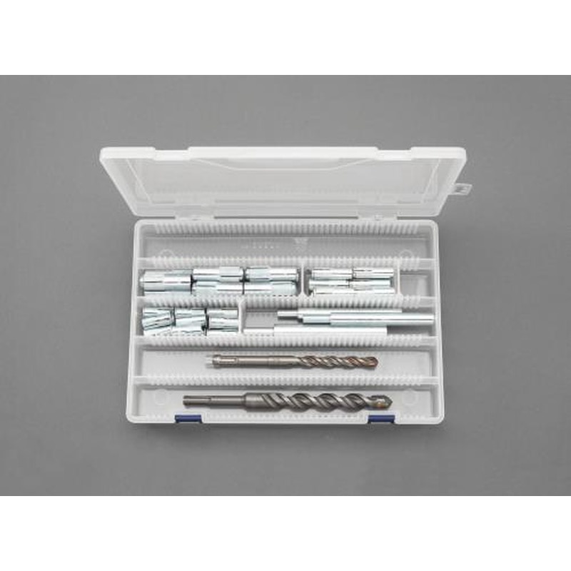 エスコ EA945BJ W3/8”・1/2”雌ねじアンカーセット 1個(ご注文単位1個)【直送品】